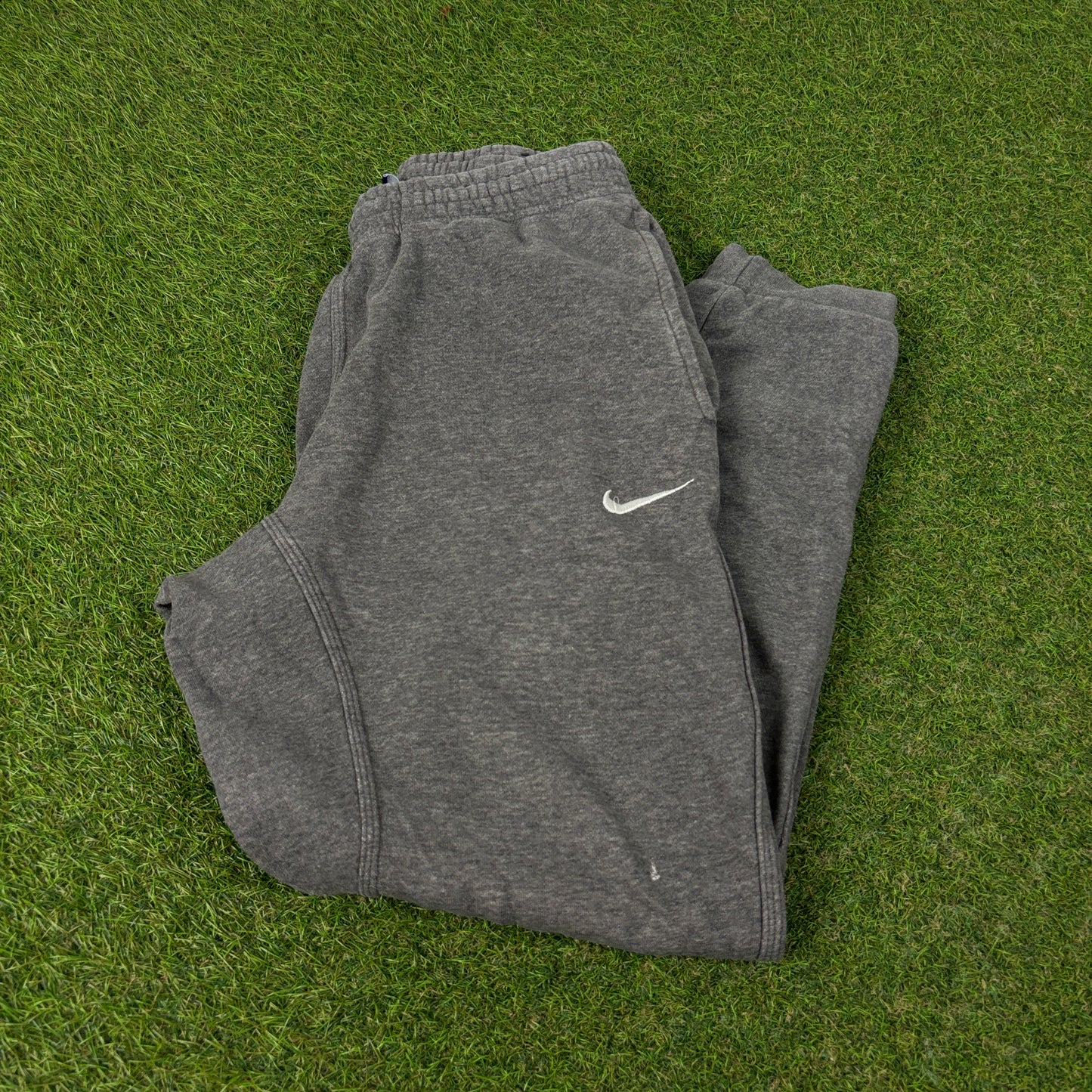 00s Nike Cotton Joggers Grey Small