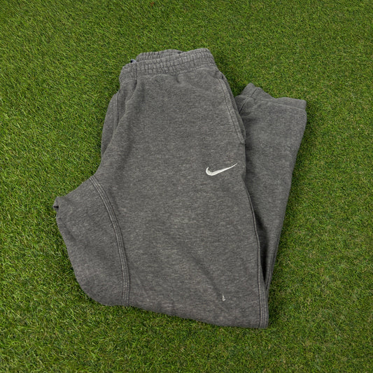 00s Nike Cotton Joggers Grey Small