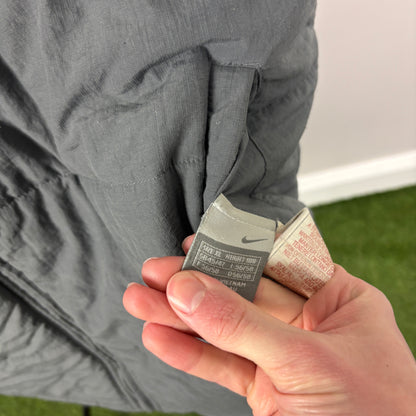 00s Nike Hex Reversible Puffer Gilet Jacket Grey XL