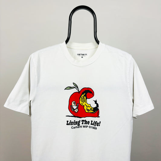 00s Carhartt Appetite T-Shirt White Medium