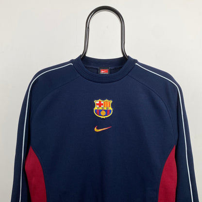 90s Nike Barcelona Sweatshirt Blue Small