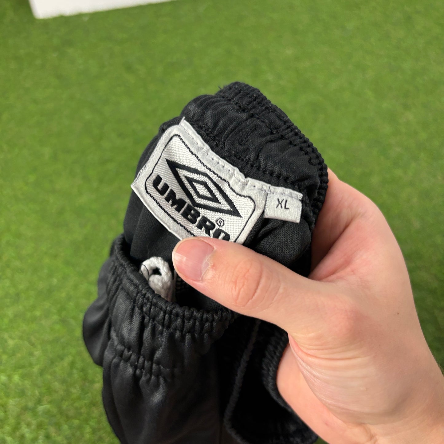 90s Umbro Football Shorts Black XL