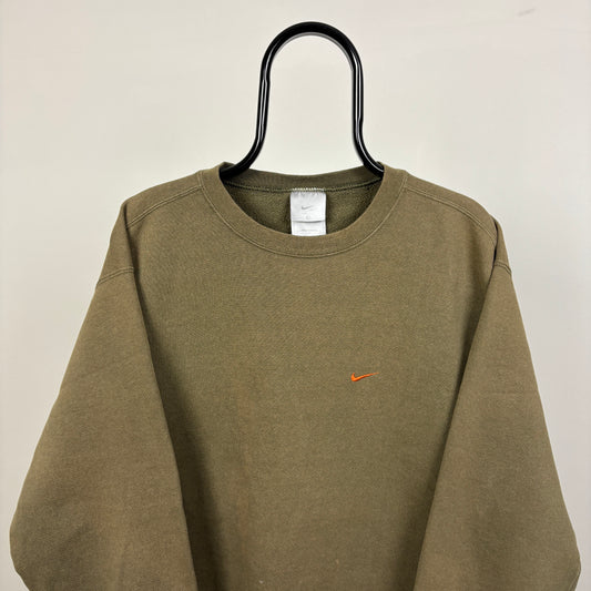 90s Nike Sweatshirt Green Large