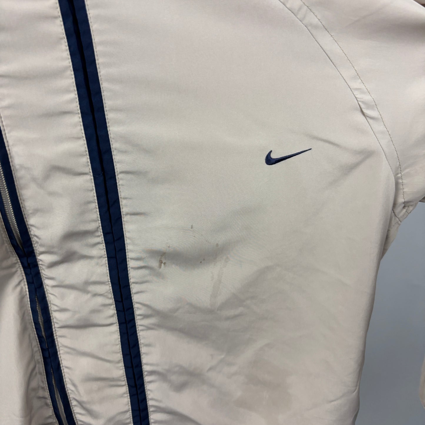 00s Nike Double Zip Windbreaker Jacket Brown XL