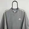 90s Adidas Sweatshirt Grey Small