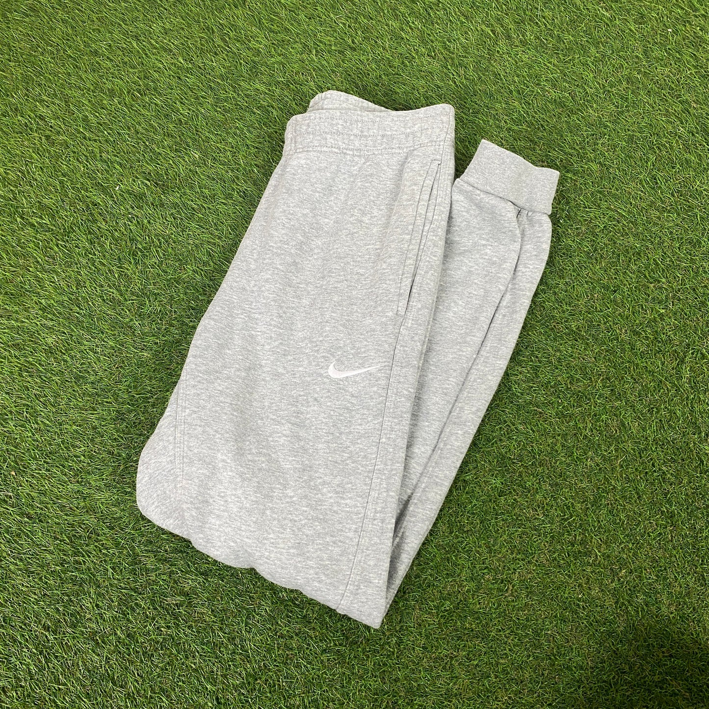 00s Nike Cotton Joggers Grey Small