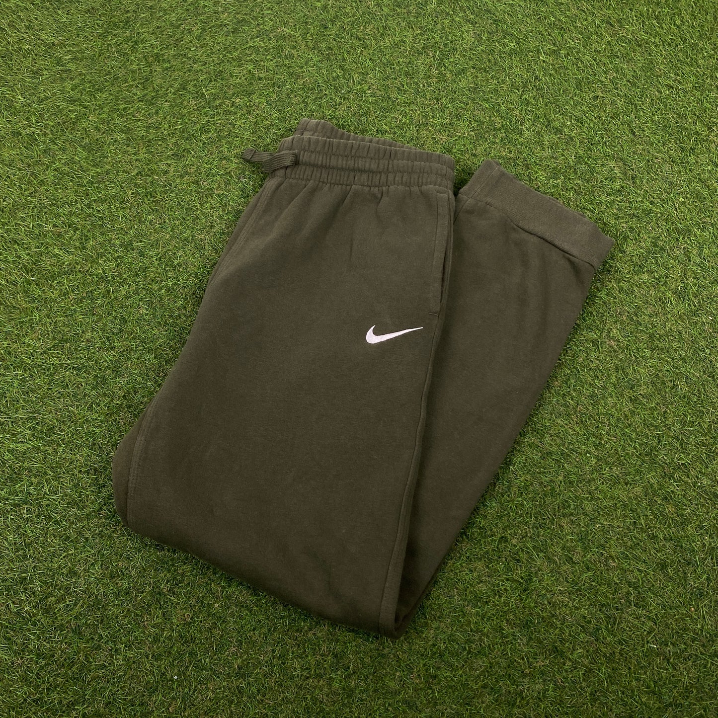 00s Nike Cotton Joggers Green Small