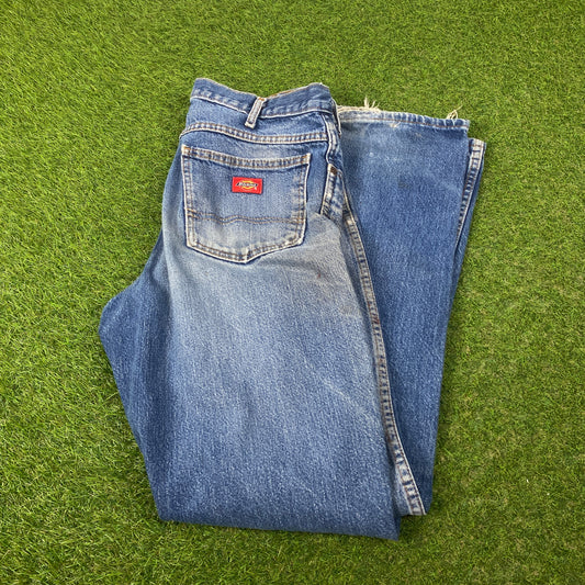 00s Dickies Denim Jeans Blue 34x32 Large Joggers