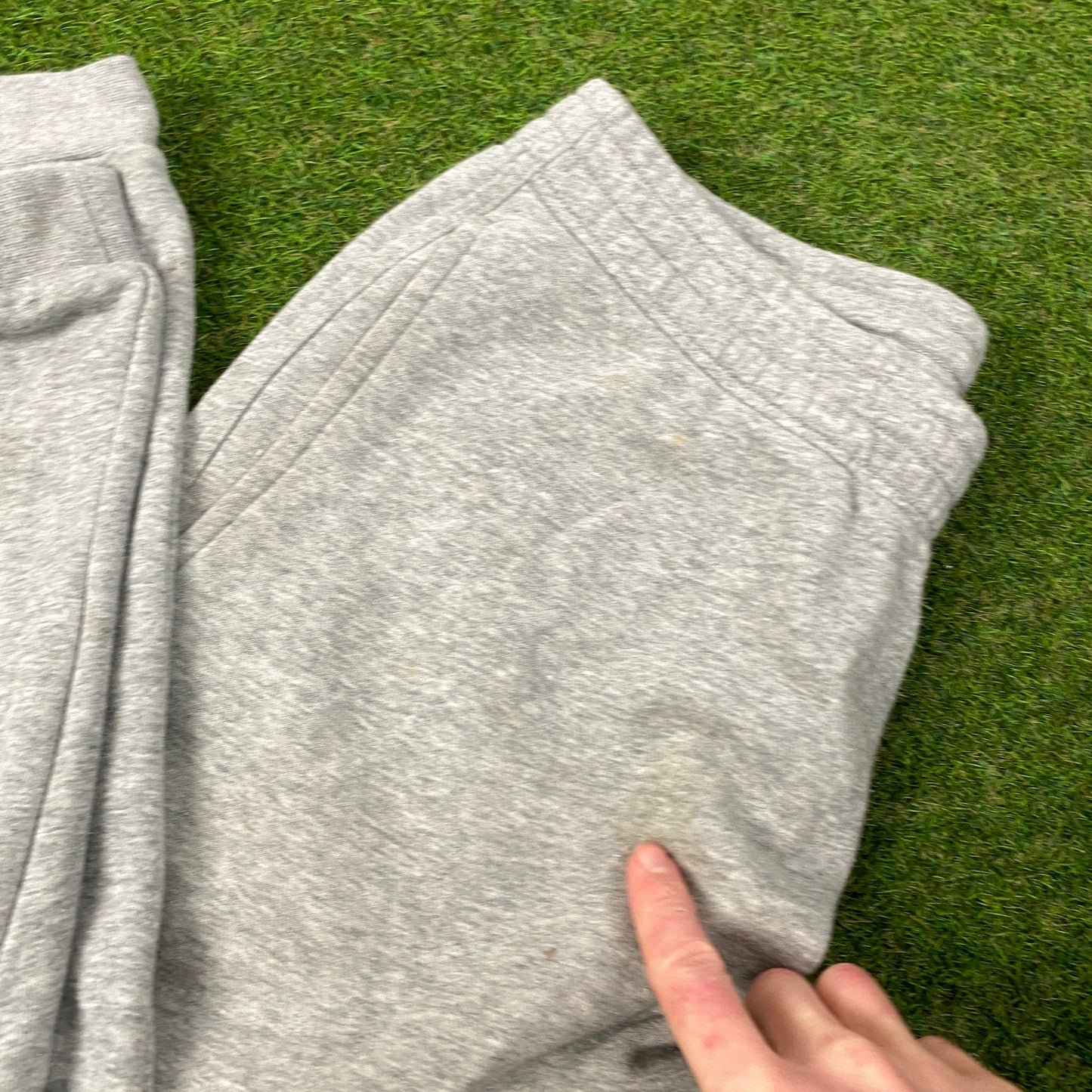 00s Nike Cotton Joggers Grey Large