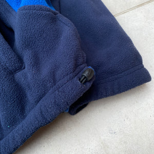 90s Nike Reversible Sidewinder Fleece Jacket Blue Medium