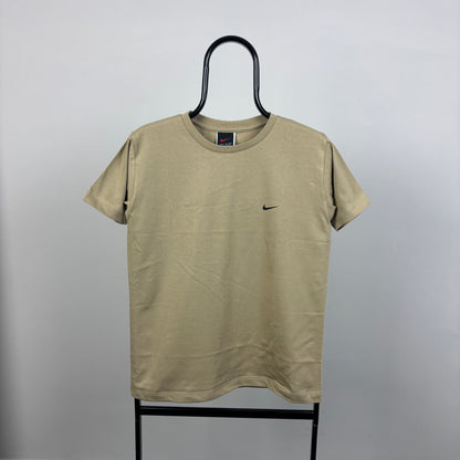 00s Nike Swoosh T-Shirt Brown Women’s Medium