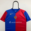 90s Nike FC Basel Football Shirt T-Shirt Red XS