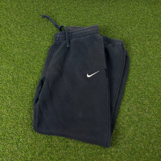 00s Nike Wide Leg Cotton Joggers Blue Small
