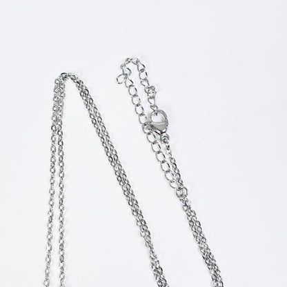 Vintage Greek Coin Necklace Silver