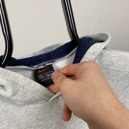90s Nike Hoodie Grey Small