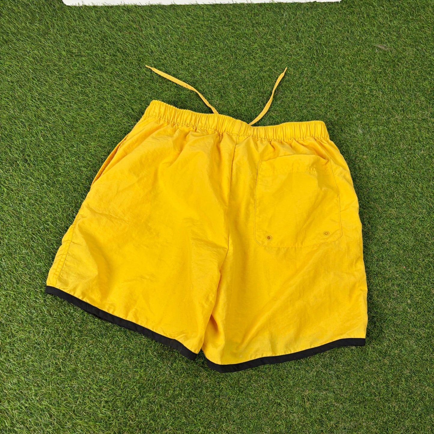 00s Nike Swim Shorts Yellow Small