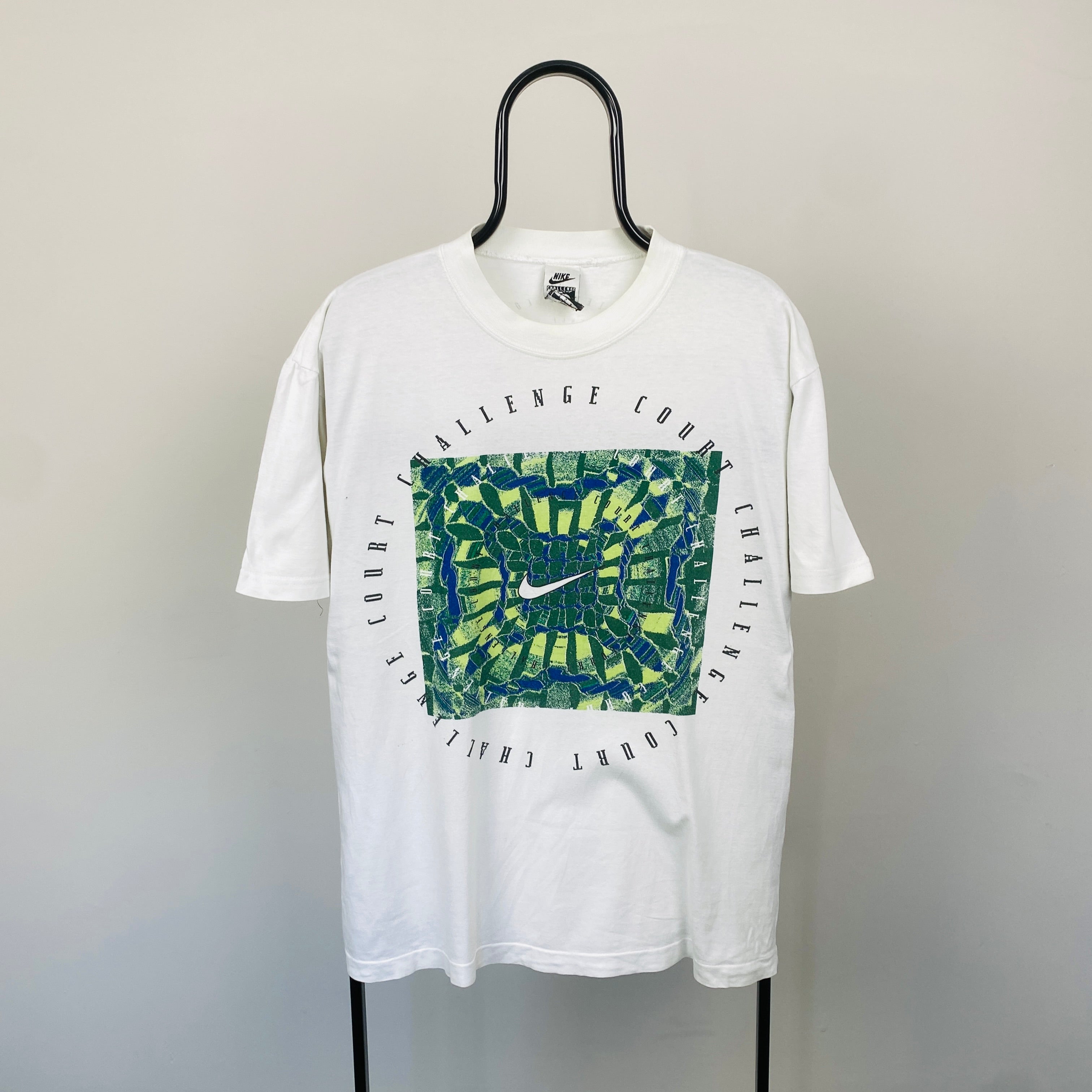 90s Nike Challenge Court T-Shirt White Large – Clout Closet
