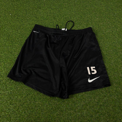 00s Nike Football Shorts Black Large
