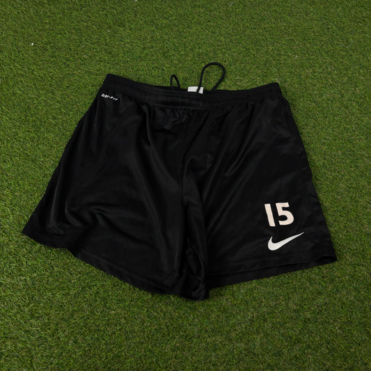 00s Nike Football Shorts Black Large