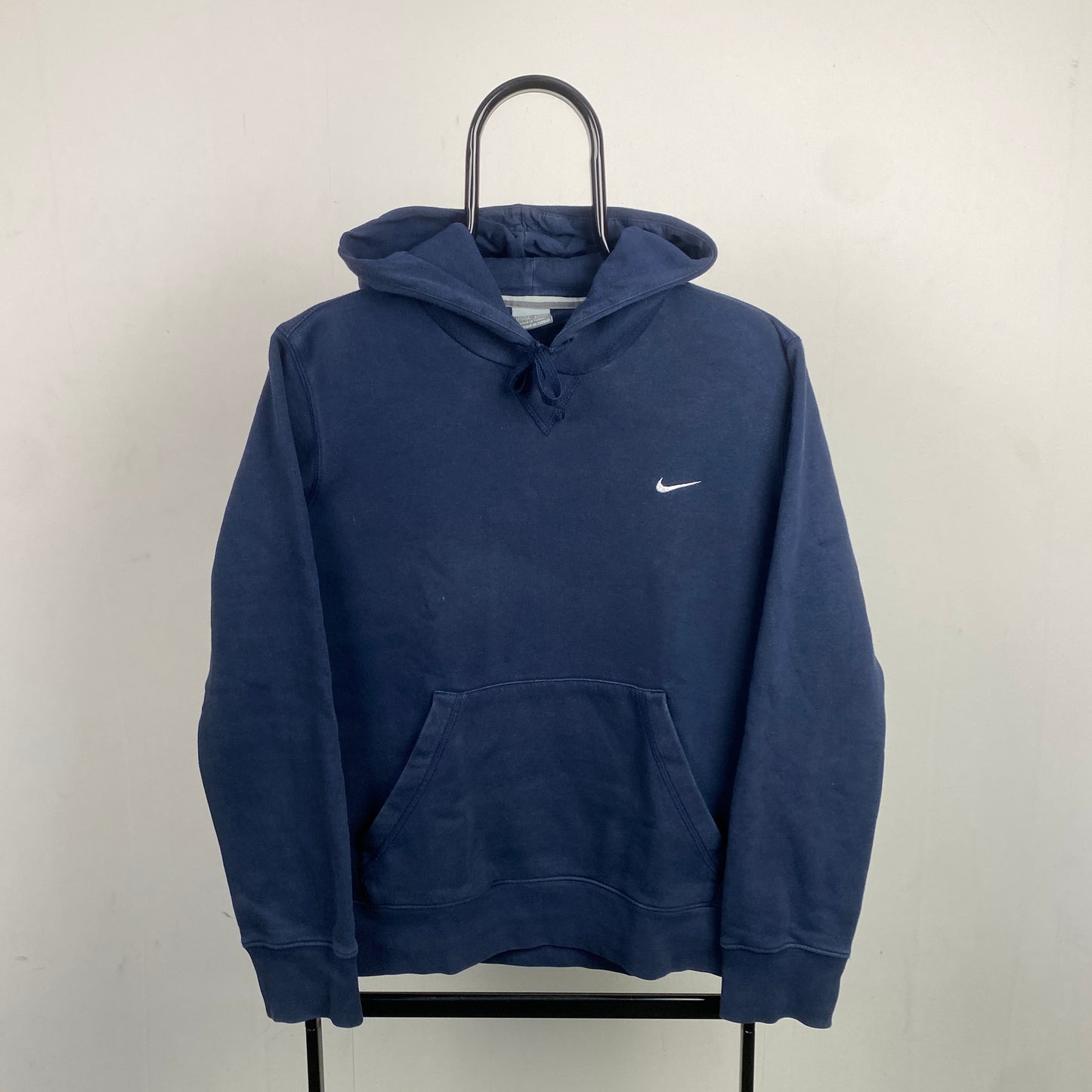 00s Nike Heavyweight Hoodie Blue Small