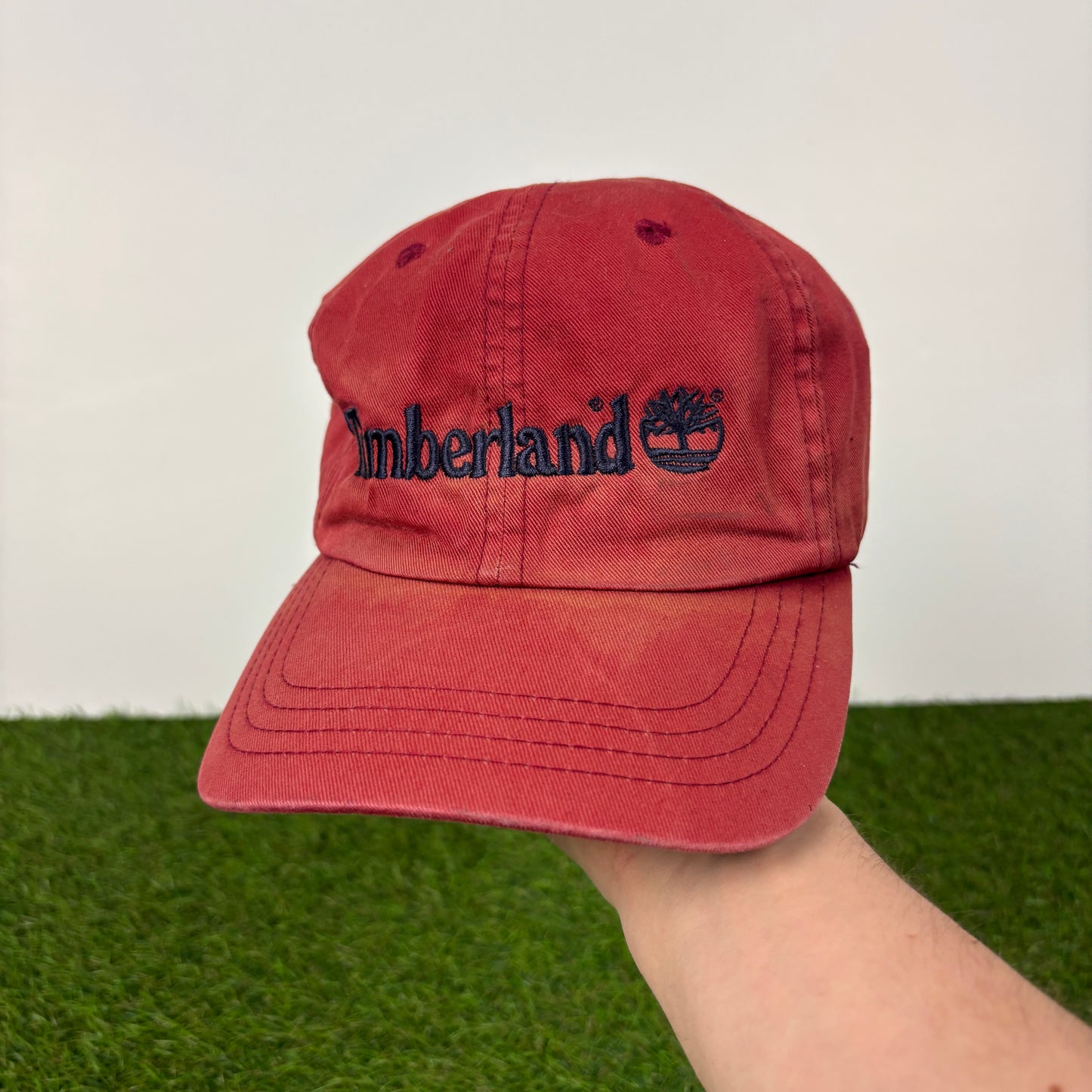 90s Timberland Hat Red