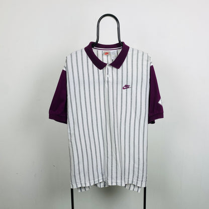 90s Nike Supreme Court Polo Shirt T-Shirt White XL