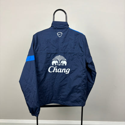 00s Nike Everton Windbreaker Jacket Blue Medium