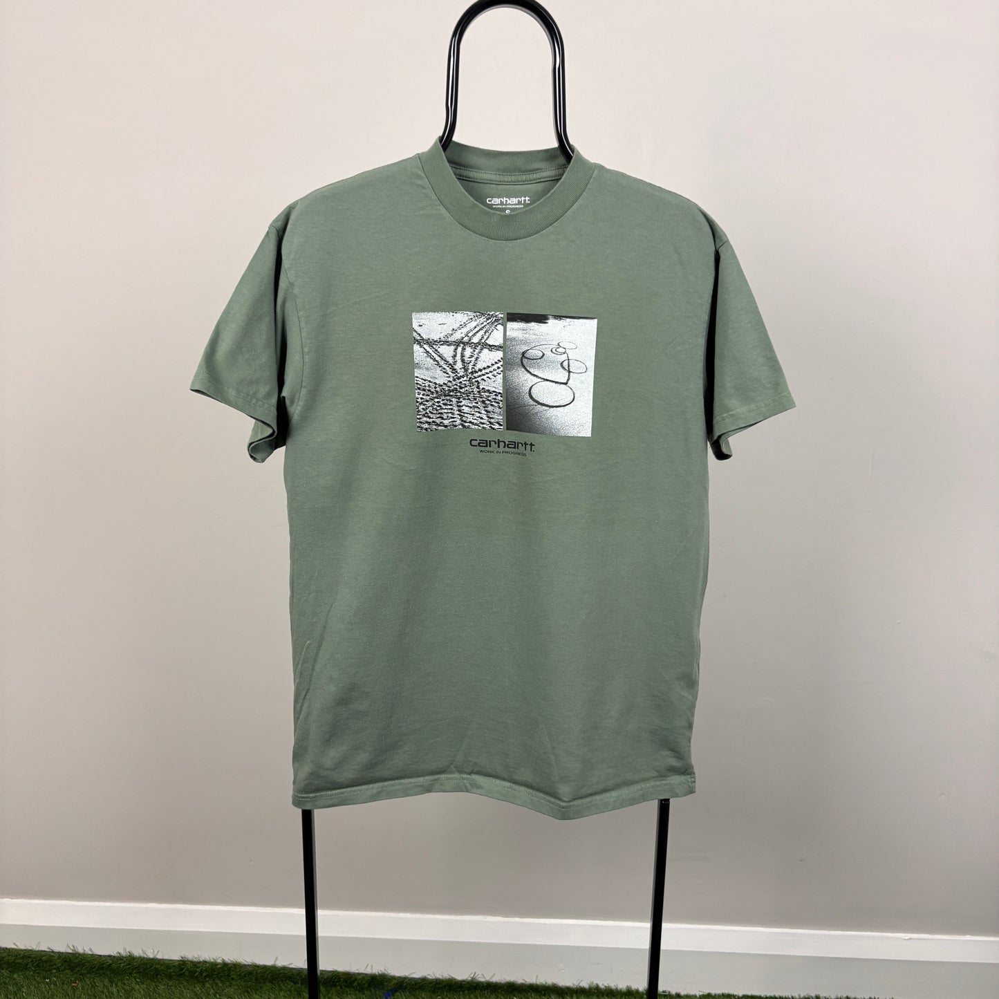 00s Carhartt Motor T-Shirt Green Small