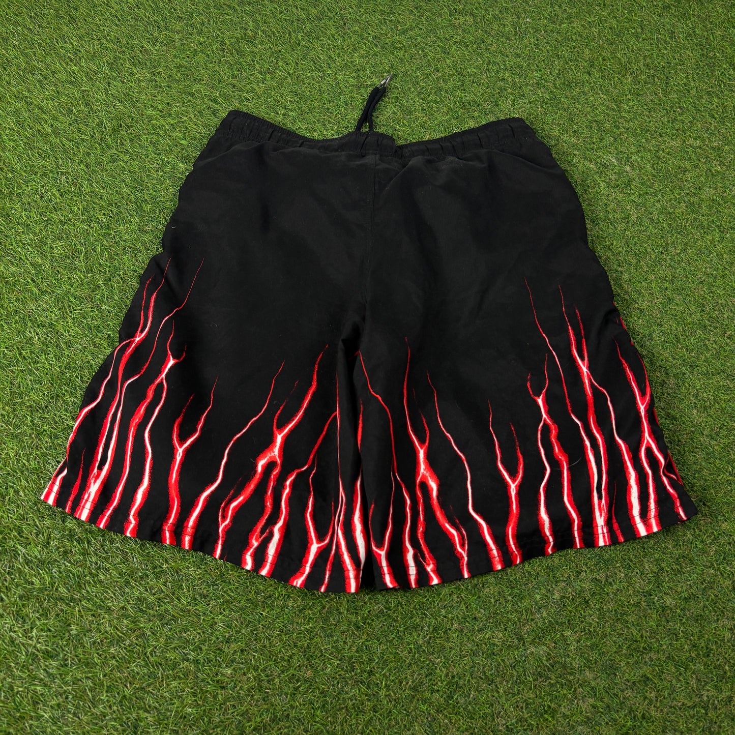 90s Nike Flame Shorts Black XL