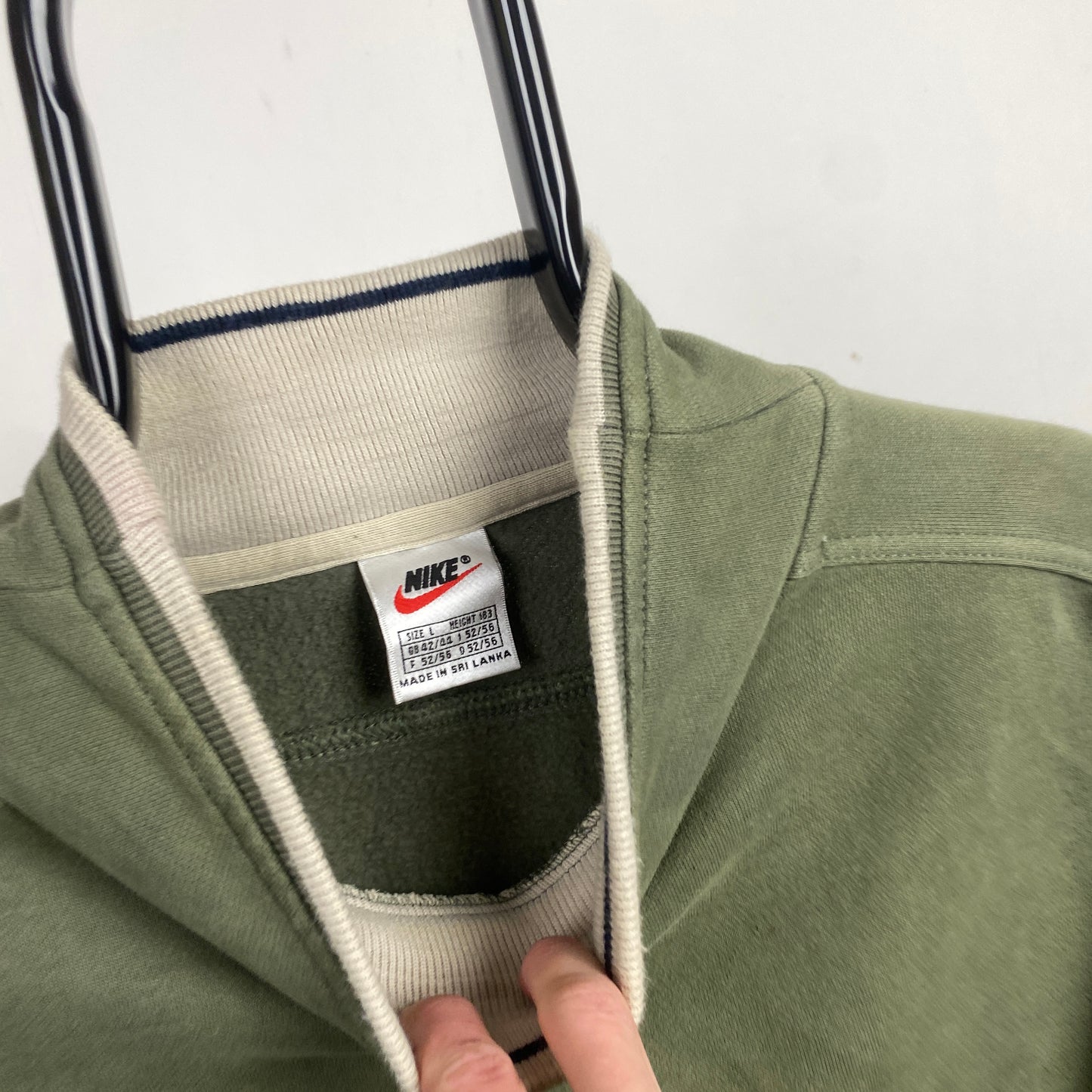 90s Nike Sweatshirt Green Large