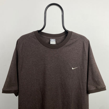 00s Nike T-Shirt Brown XXL