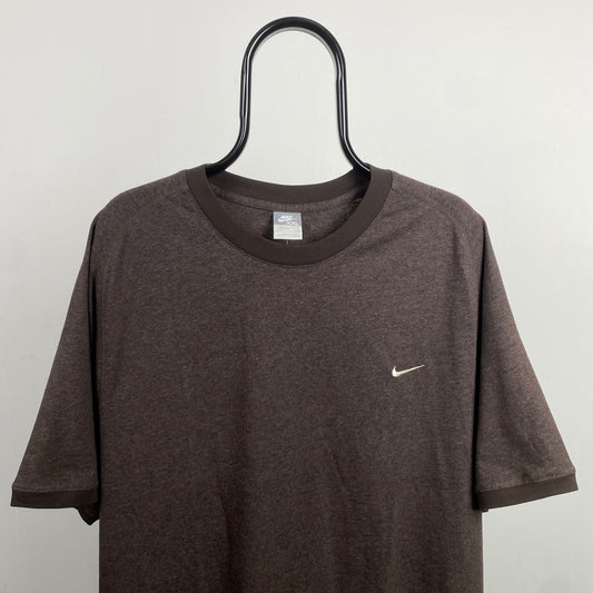 00s Nike T-Shirt Brown XXL