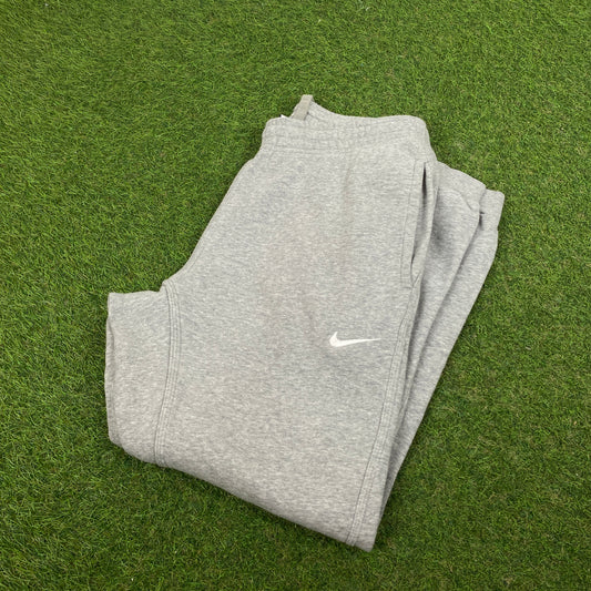 00s Nike Cotton Joggers Grey Medium