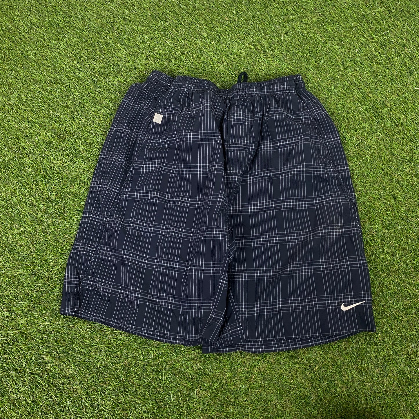 00s Nike Tennis Shorts Blue Small