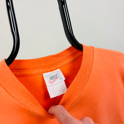 90s Nike T-Shirt Orange Large