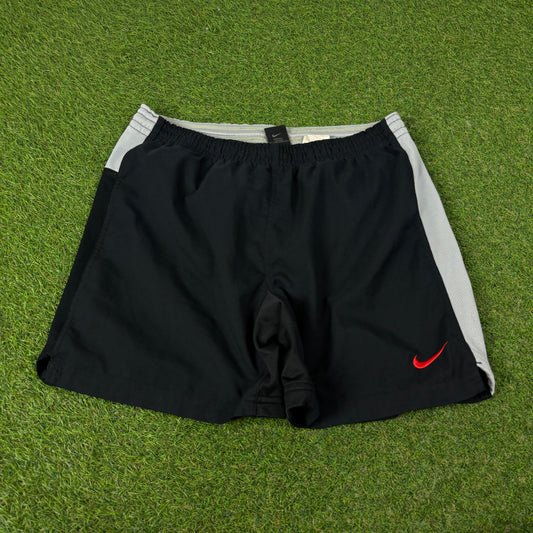 00s Nike T90 Shorts Black Small