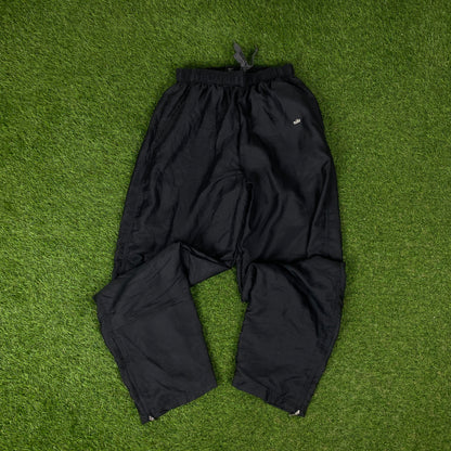 00s Nike Windbreaker Jacket + Joggers Set White Medium