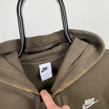 00s Nike Hoodie Brown XS