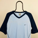 00s Nike T-Shirt Baby Blue Large