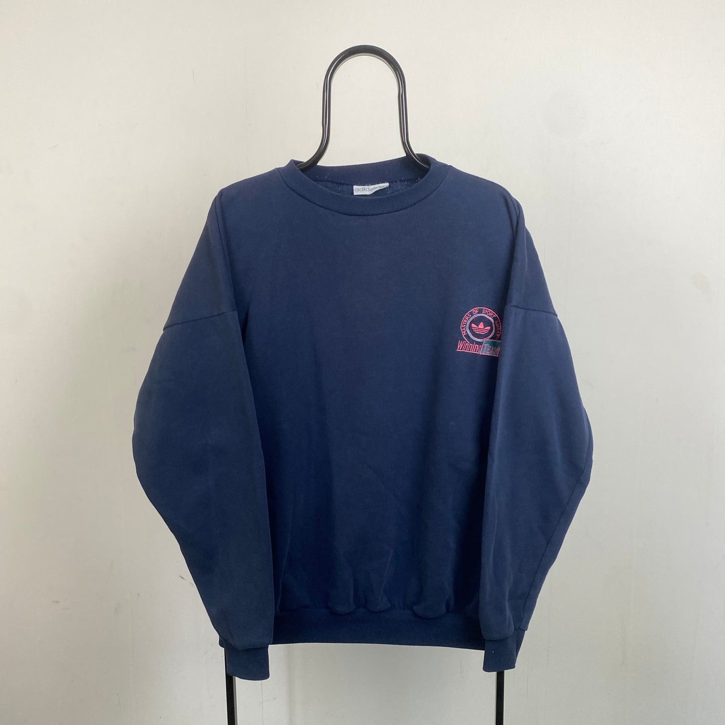 90s Adidas Sweatshirt Blue XL