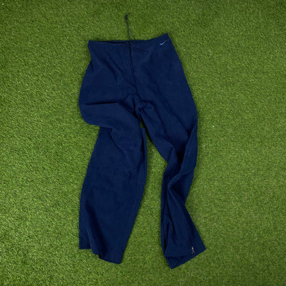 00s Nike Windbreaker Jacket + Joggers Set Blue Womens Medium