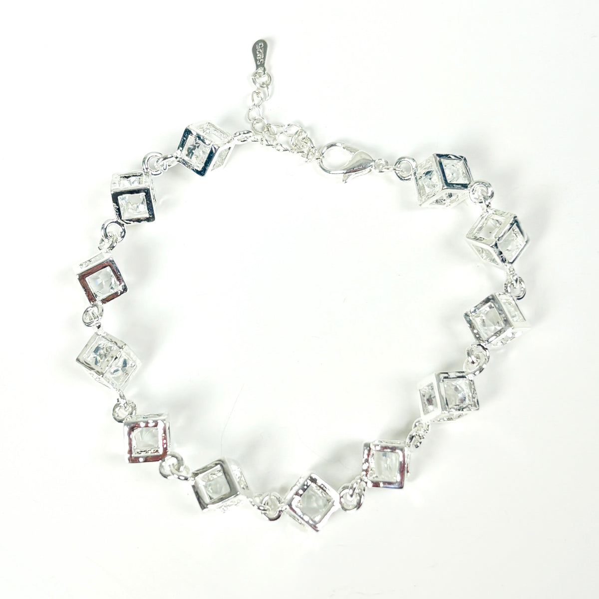Vintage Box Bracelet .925 Silver