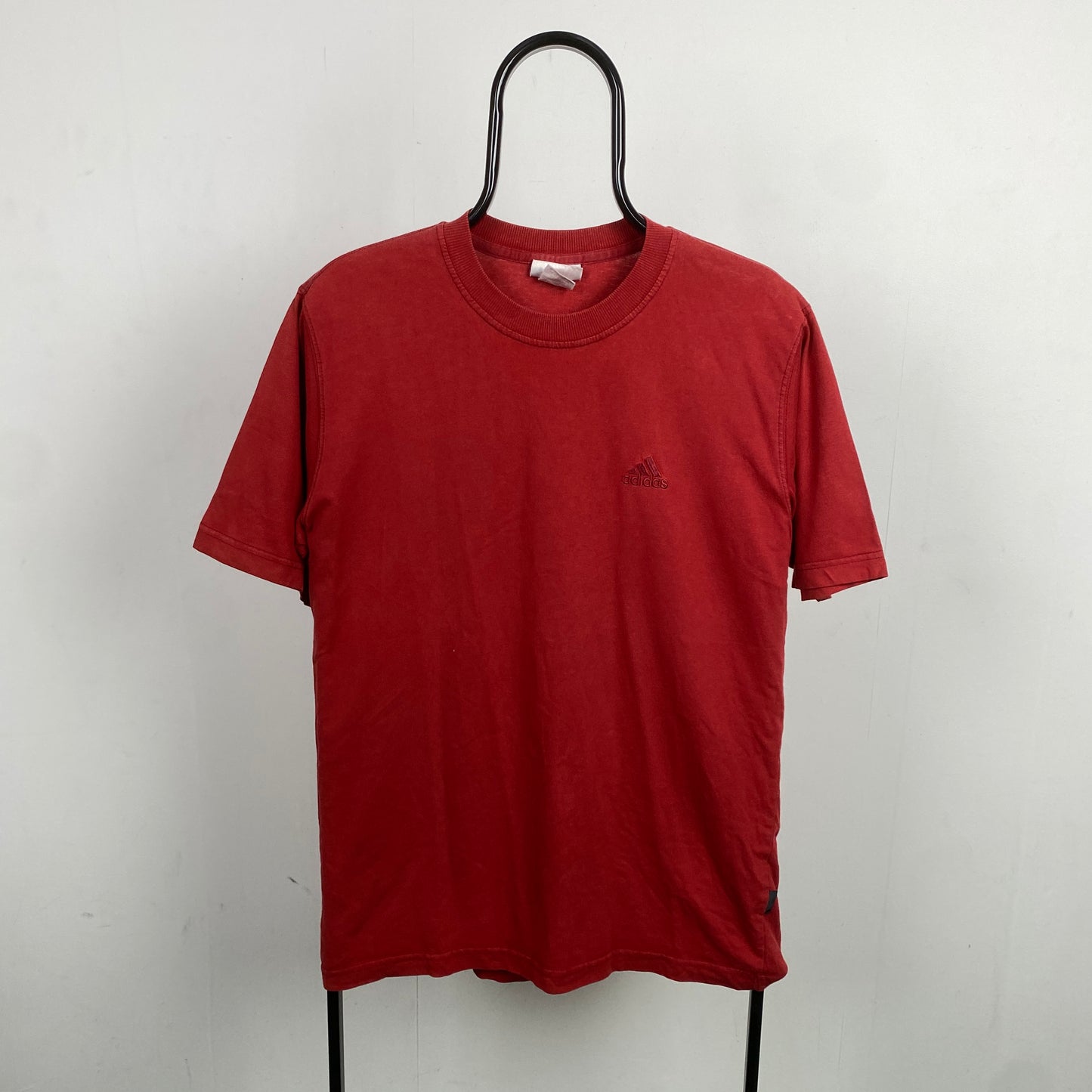 90s Adidas T-Shirt Red Medium