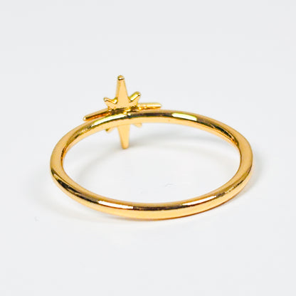 Shining Star Band Ring Gold