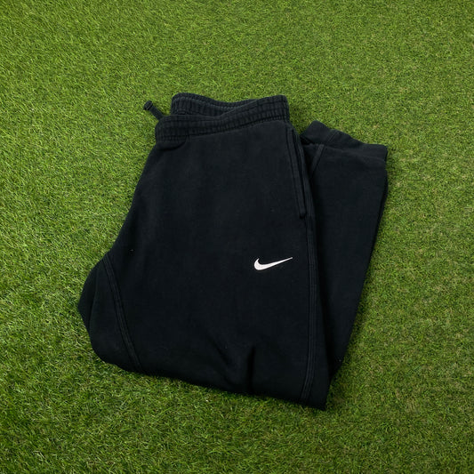 00s Nike Cotton Joggers Black Large
