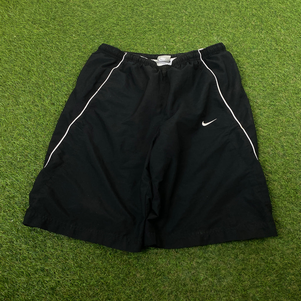00s Nike Piping Shorts Black Small