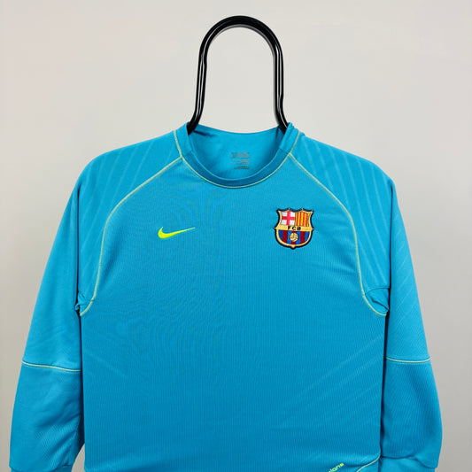 00s Nike Barcelona Sweatshirt Blue XS