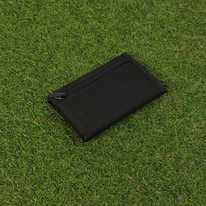 90s Adidas Tri-Fold Wallet Card Holder Black