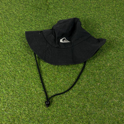 90s Quiksilver Boonie Bucket Hat Black