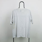Retro Motif T-Shirt Grey XL
